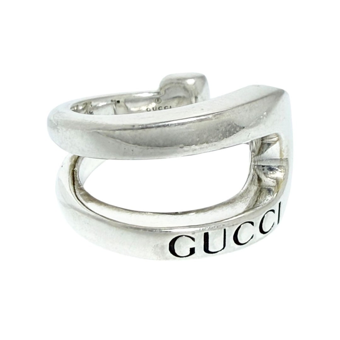 グッチ　メンズ　レディース　ホースビット　ピアス　片耳　1個　左耳用　シルバー GUCCI（グッチ） メンズ レディース ホースビット ピアス 片耳 1個 左