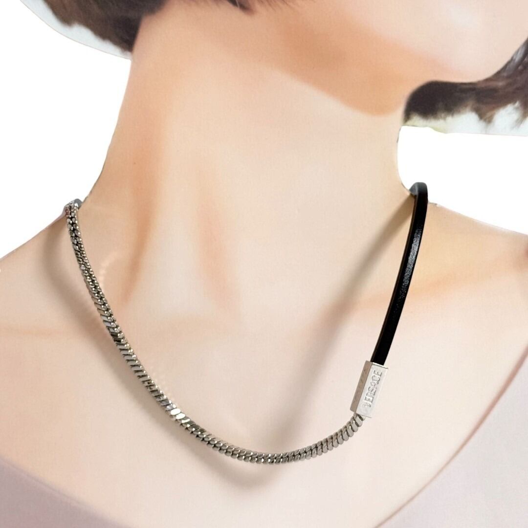 VERSACE シルバー チェーンネックレス VERSACE（ヴェルサーチェ） ヴェルサーチ メンズ チェーン ネックレス