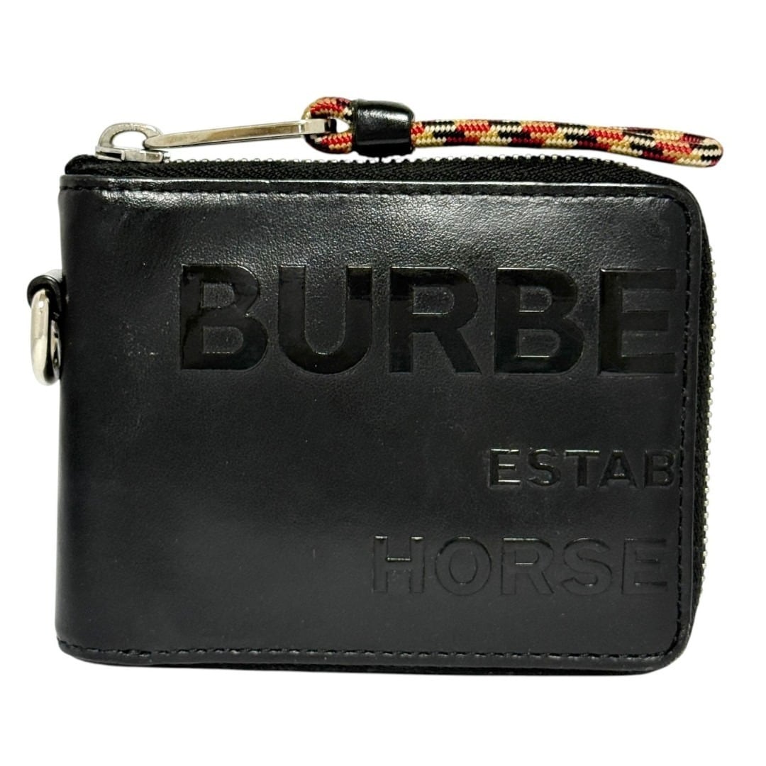 BURBERRY（バーバリー） メンズ ホースフェリープリント 2つ折り 財布
