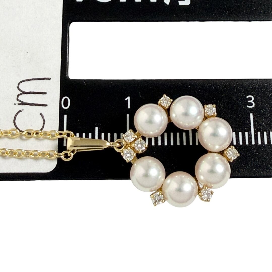 MIKIMOTO（ミキモト） ペンダント ネックレス リース K18ゴールド 社外