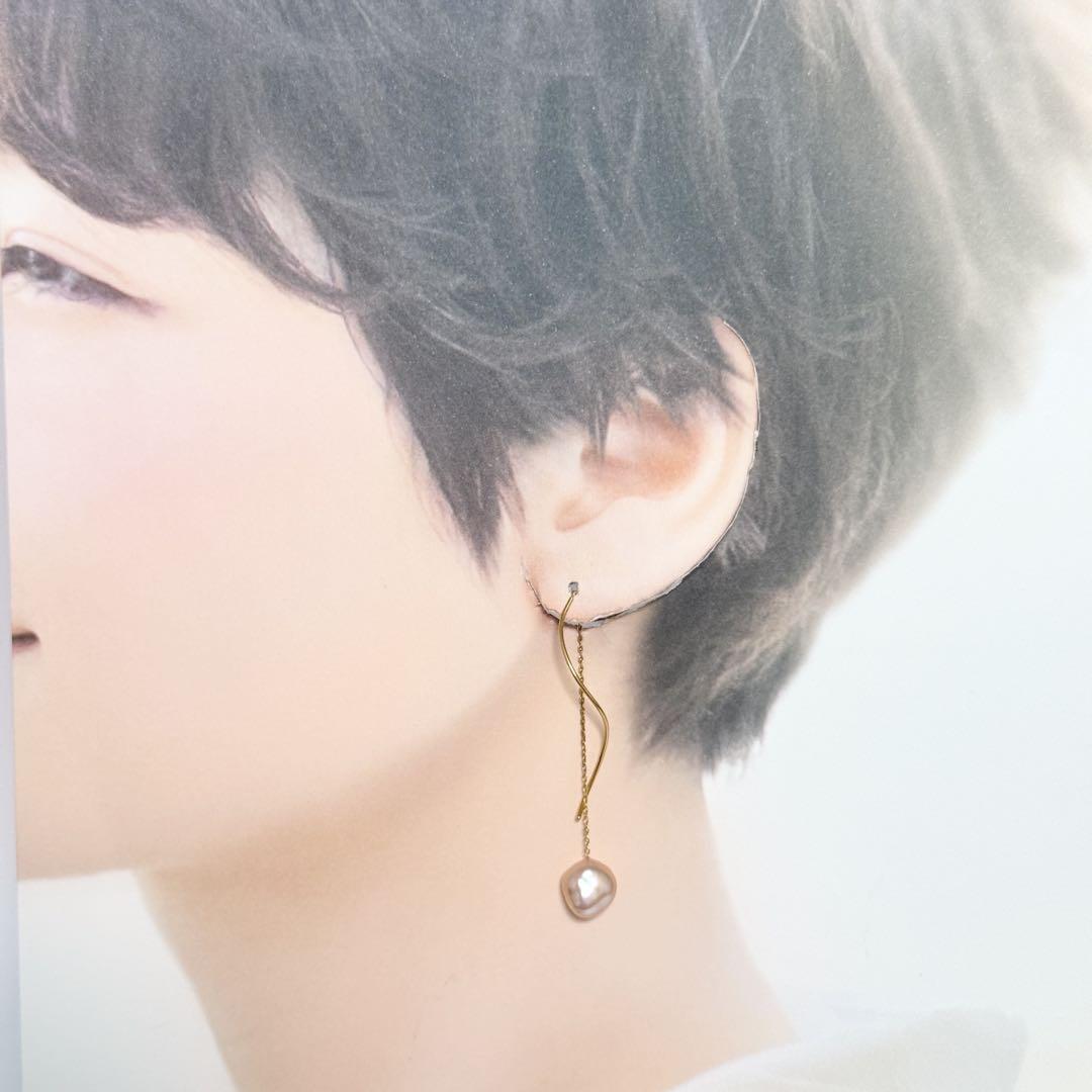 すぐ届く TASAKI タサキ 人気 アコヤ 真珠/パール ピアス TASAKI タサキ パール ピアス アコヤパール7.2mm 750WG 新品