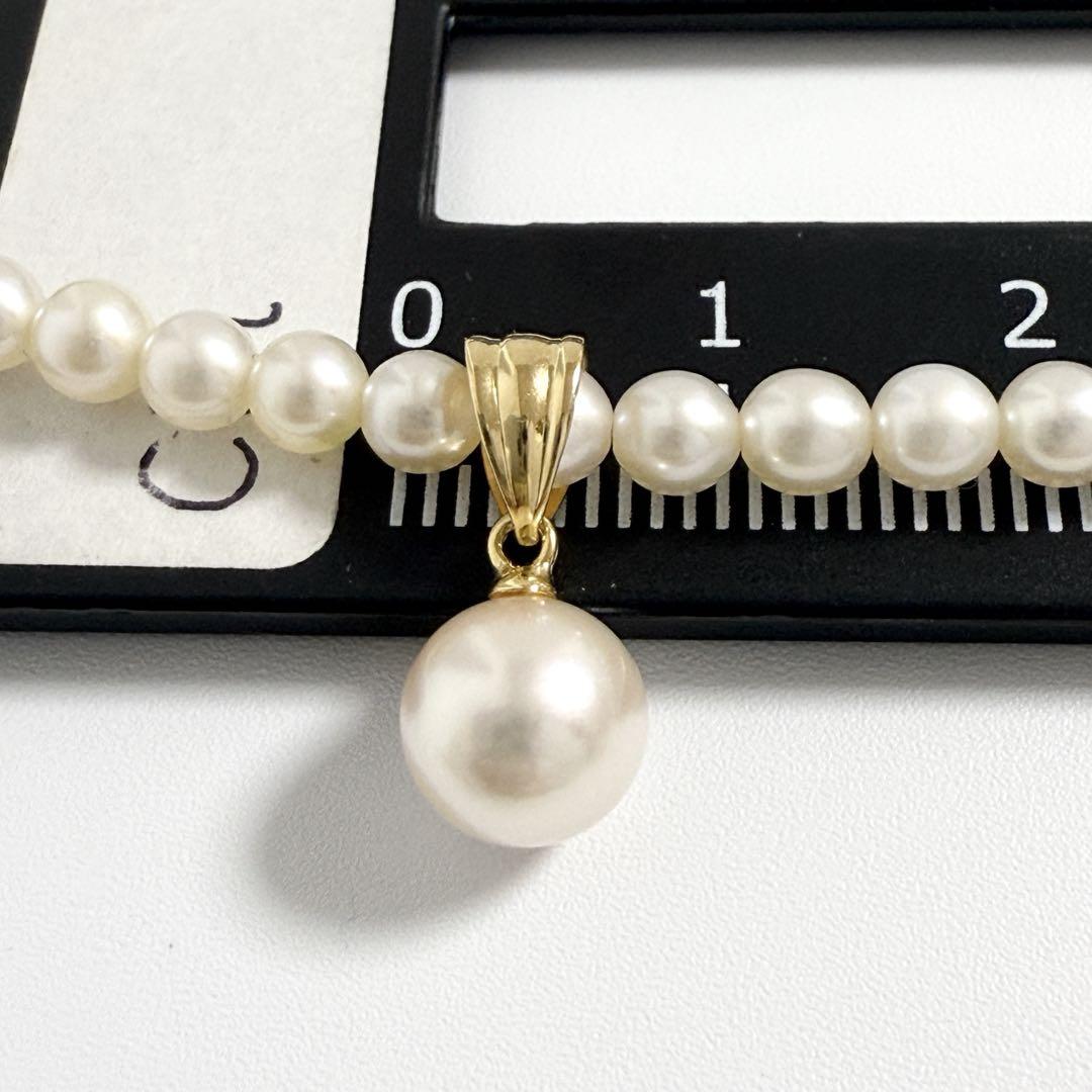 タサキTASAKI ベビーパールネックレス　k18 箱あり　最終価格 TASAKI（タサキ） 【美品】タサキ ペンダント ネックレス K18 ベビー