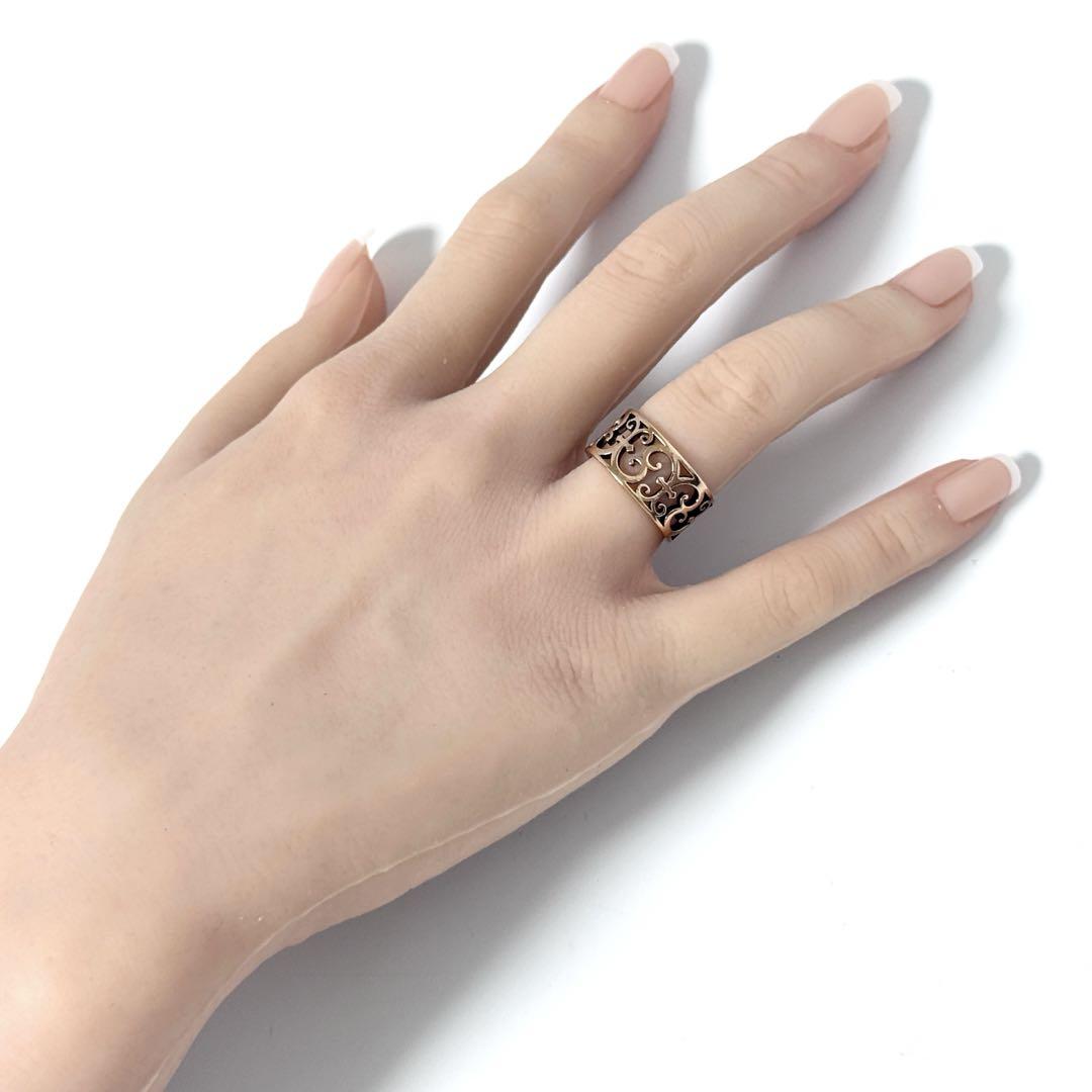 ティファニールベドメタルリング 10号強　新品仕上げ　無傷未使用に近い TIFFANY&Co.（ティファニー） 【10号】ティファニー レディース