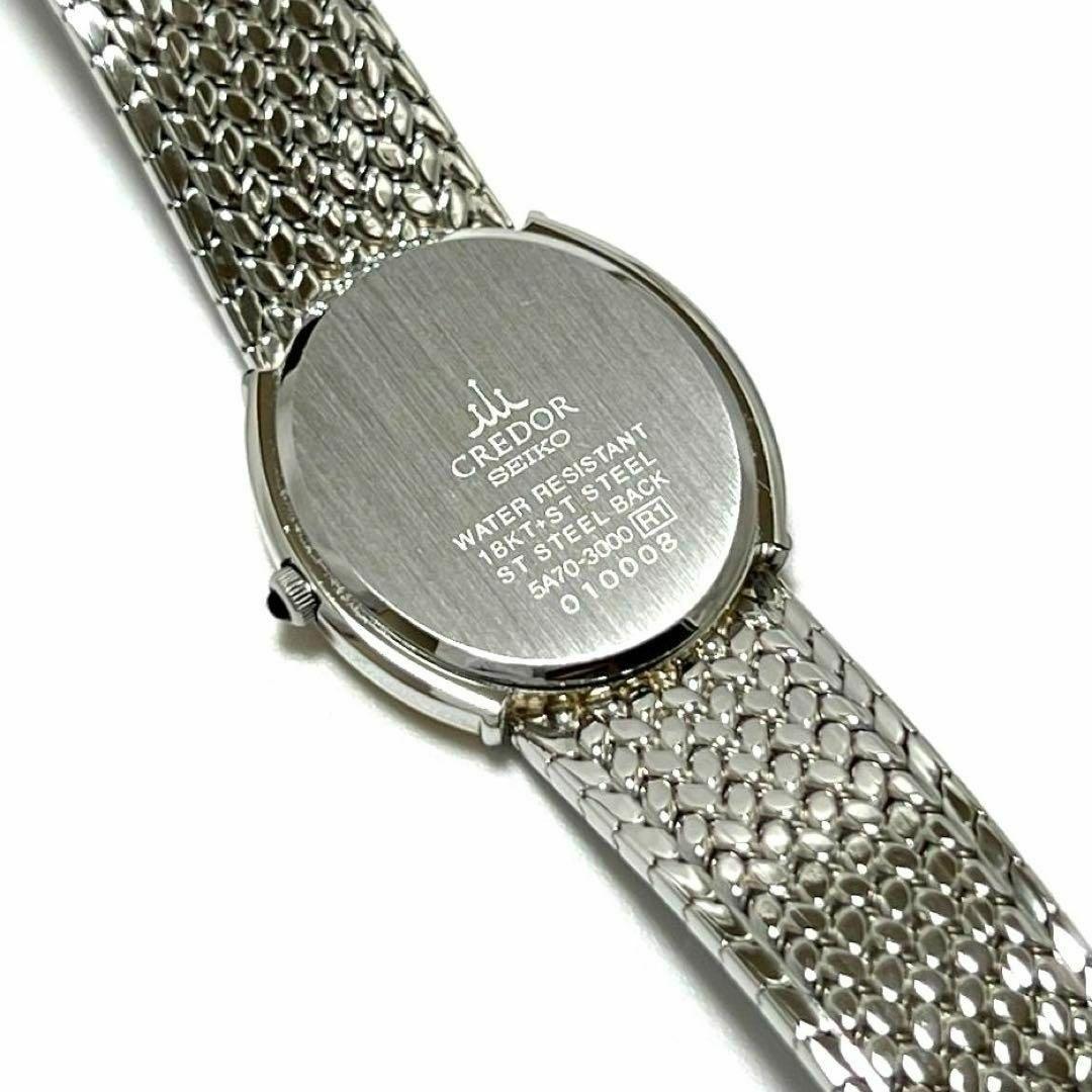 専用極美品！CREDOR SEIKO ダイヤベゼル スクエア 腕時計 594 CREDOR - クレドール シグノ美品 白蝶貝 28Pダイヤベゼル 現行