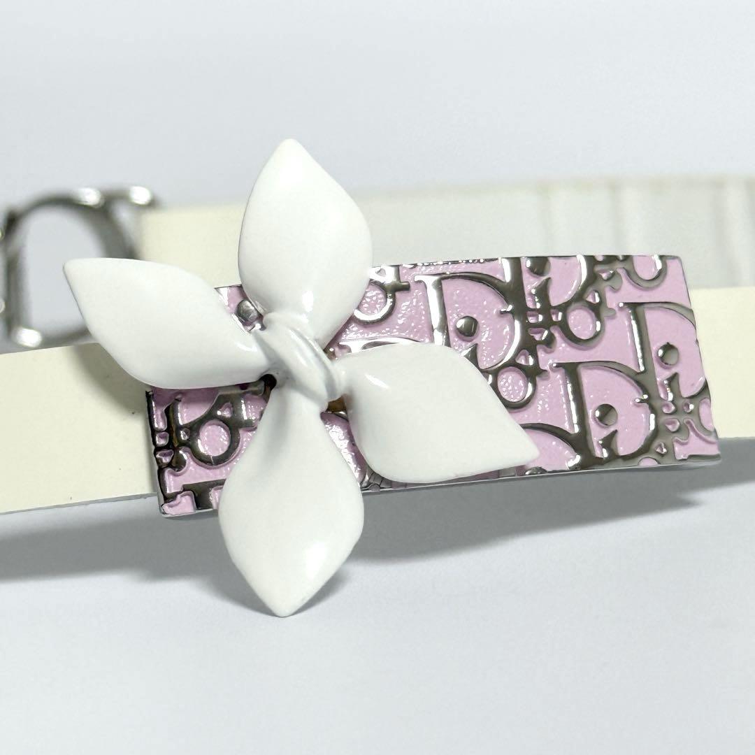 ChristianDior クリスチャンディオール フラワーモチーフチョーカー 