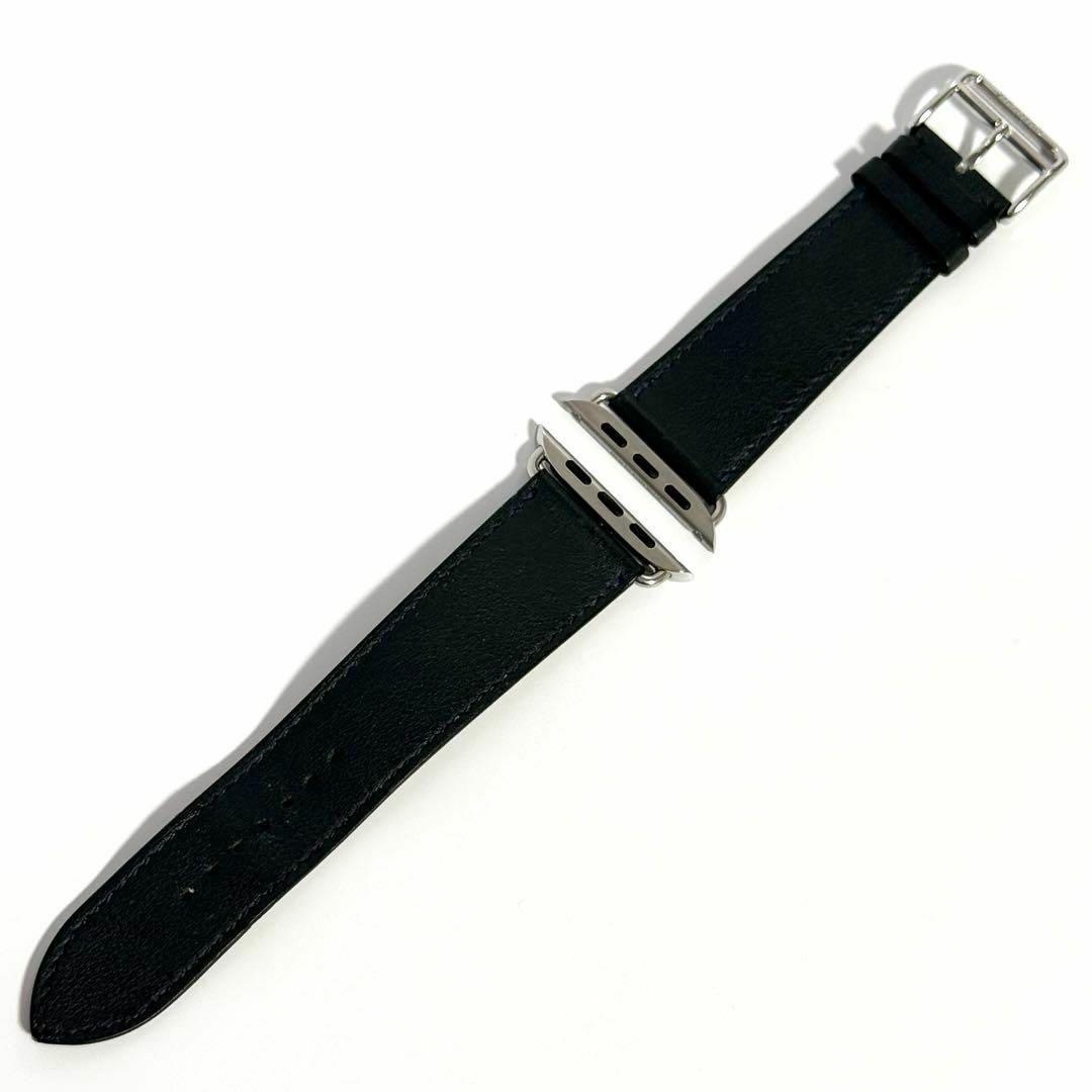 2805#19mm-18mmブラック☆本物クロコダイルレザーベルト☆スイス製