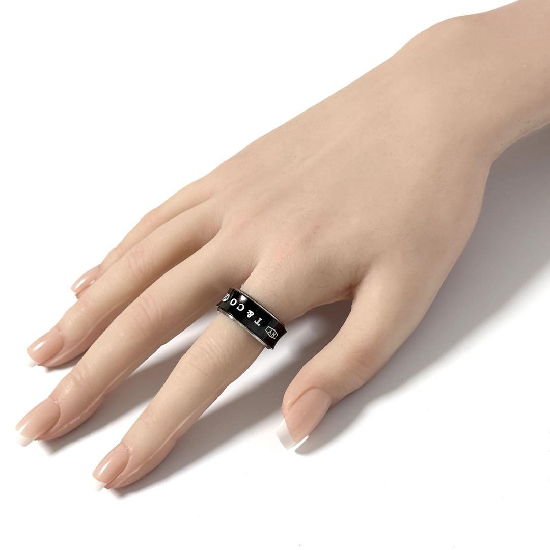 12号 ティファニー 1837 コンビ ワイド リング TIFFANY&Co. 【12号・希少】ティファニー メンズ 1837 コンビ