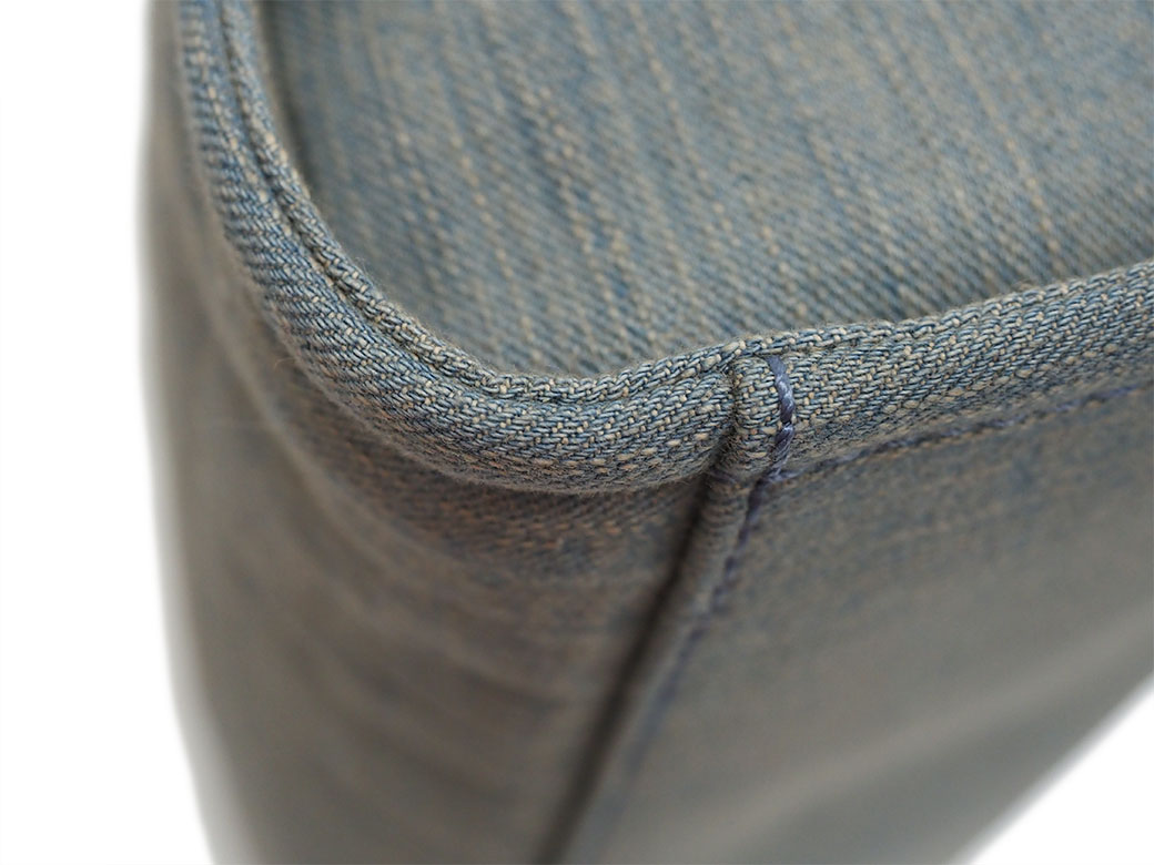 シャネル デニム ショッピングバッグ 2WAY ハンド トートバッグ