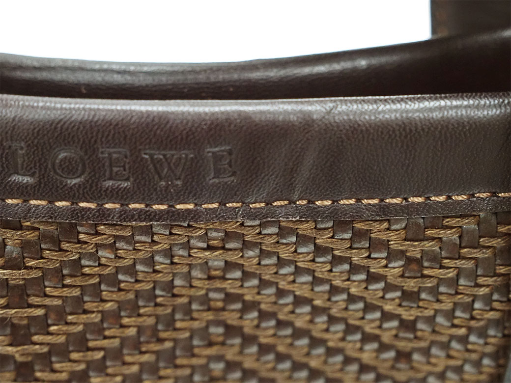 お値下げ【良品】 LOEWE かごバッグ ベージュ/オリーブ/イエロー 編み込み お値下げ【良品】 LOEWE かごバッグ ベージュ/オリーブ/イエロー