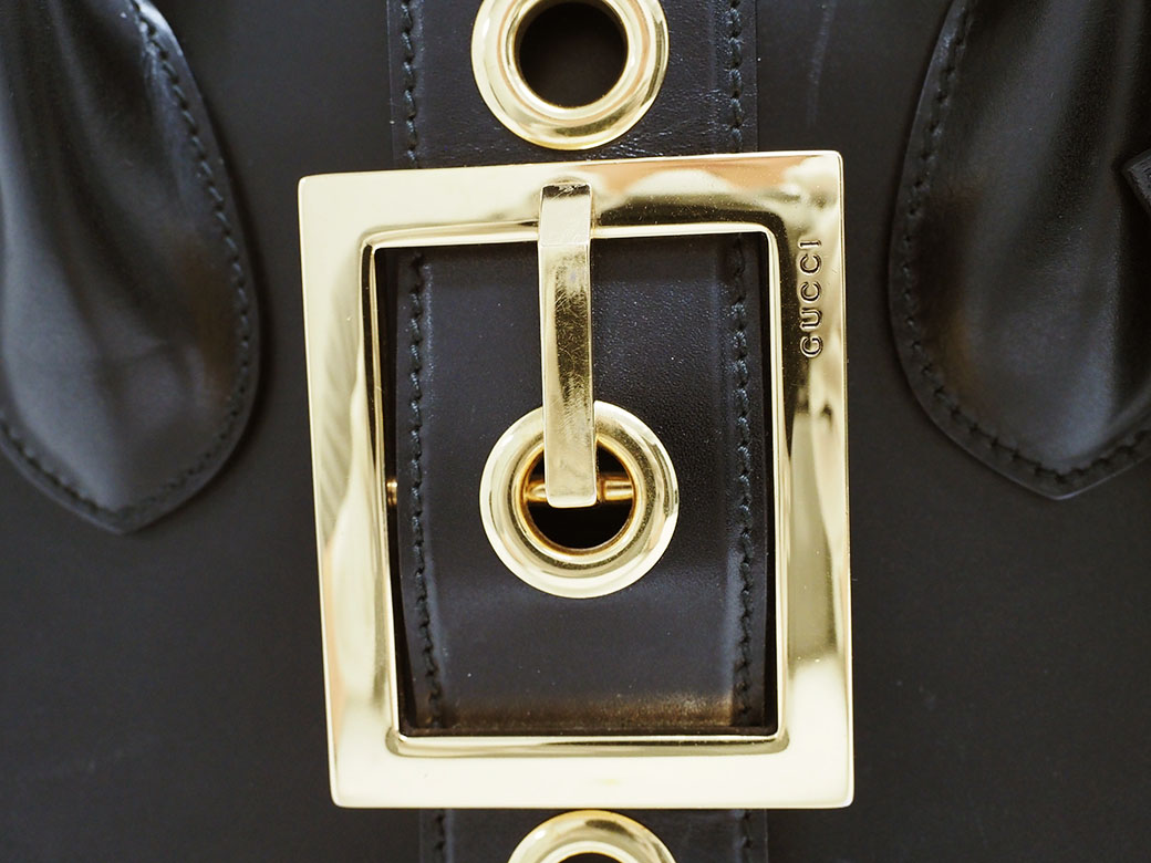 GUCCI（グッチ） バッグ トート バッグ 中古 レディース レザー 黒