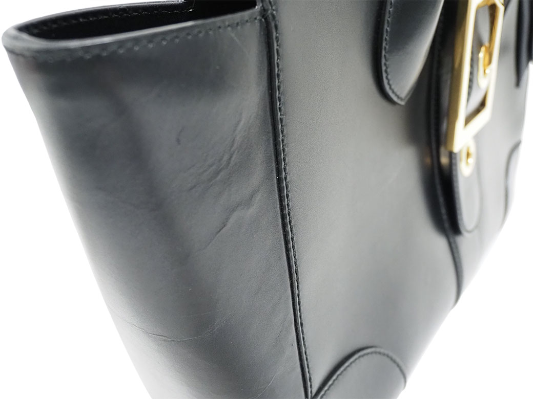 GUCCI（グッチ） バッグ トート バッグ 中古 レディース レザー 黒
