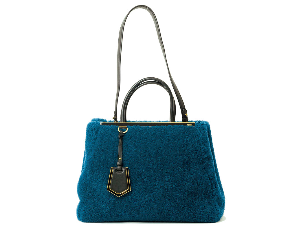 FENDI（フェンディ） バッグ 2way トートバッグ トゥージュール ブルー
