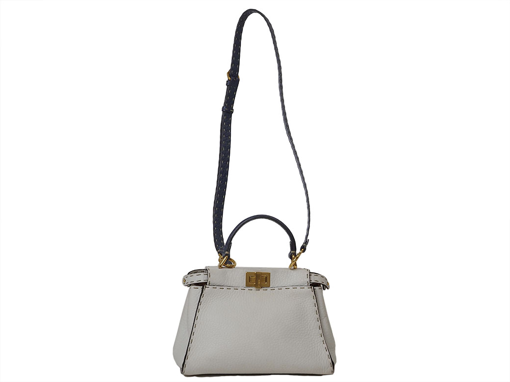 PEEKABOO フェンディ FENDI バッグ 中古 ピーカブー ミニ セレリア