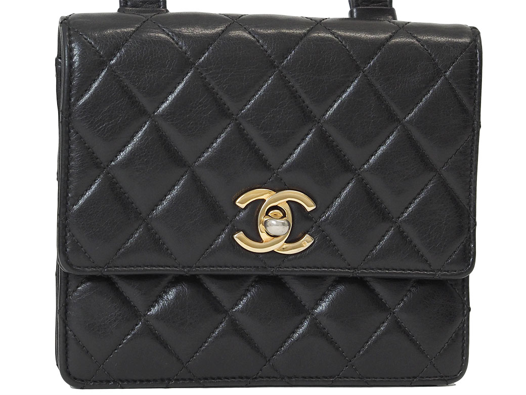 CHANEL ブラックレザー ボディバッグ CHANEL ボディバッグ｜バッグ｜ファッション おすすめ人気商品