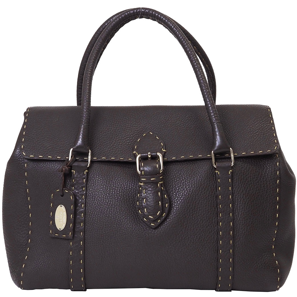 フェンディ セレリア リンダ ハンドバッグ ブラウン 8BR388 レディース  