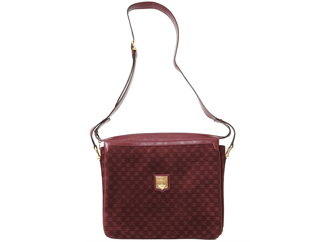 CELINE（セリーヌ） オールド トリオンフ スエードショルダー バッグ