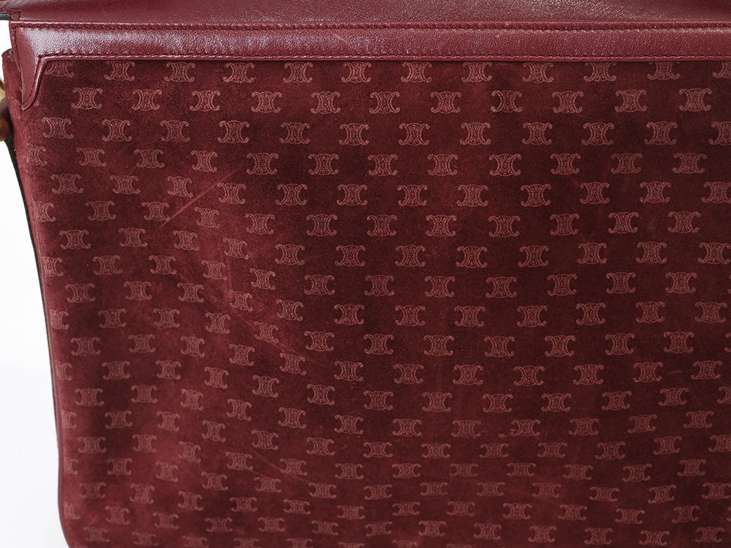 【希少】old CELINE vintage ショルダーバッグ トリオンフ総柄 良品】CELINE ショルダーバッグ マカダム柄 トリオンフ 総柄 【公式通販】