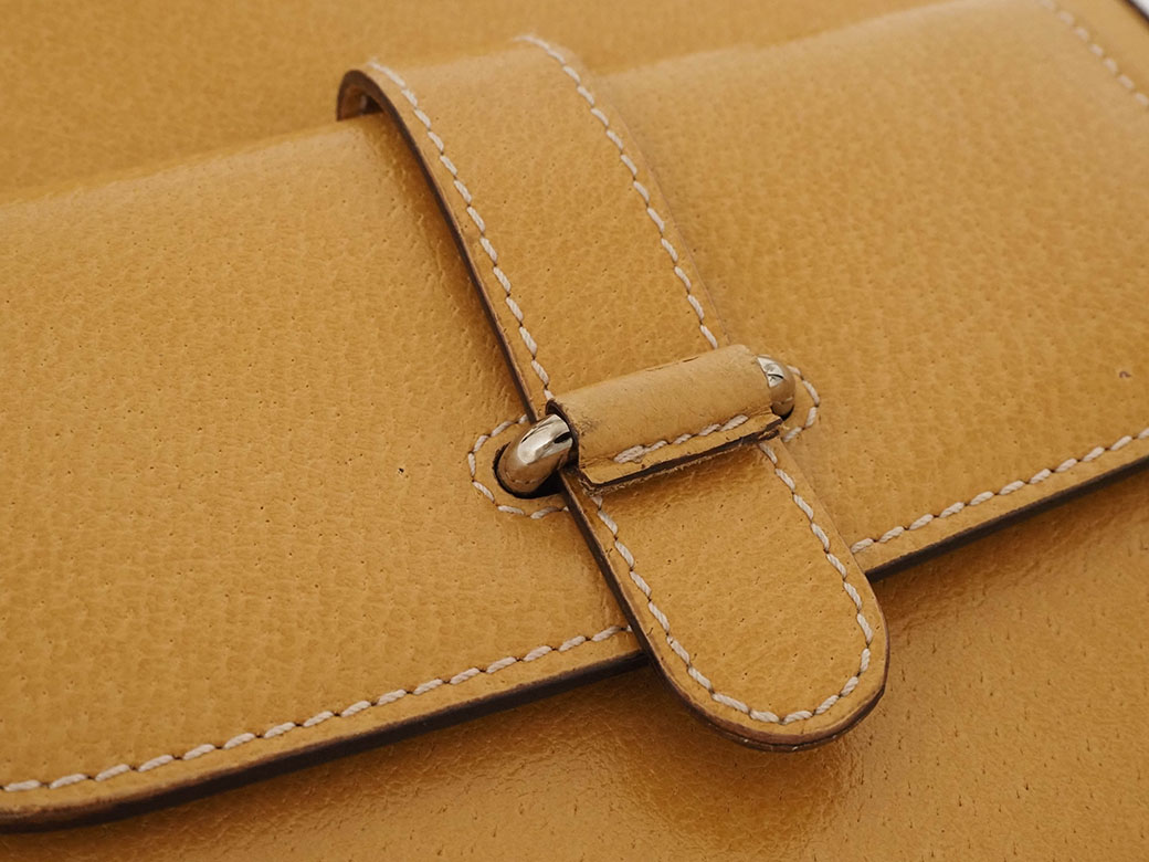 【GUCCI】キャメルレザーハンドバッグ グッチ ゴールド系/ゴールド金具 269958 GGキャンバス/レザー