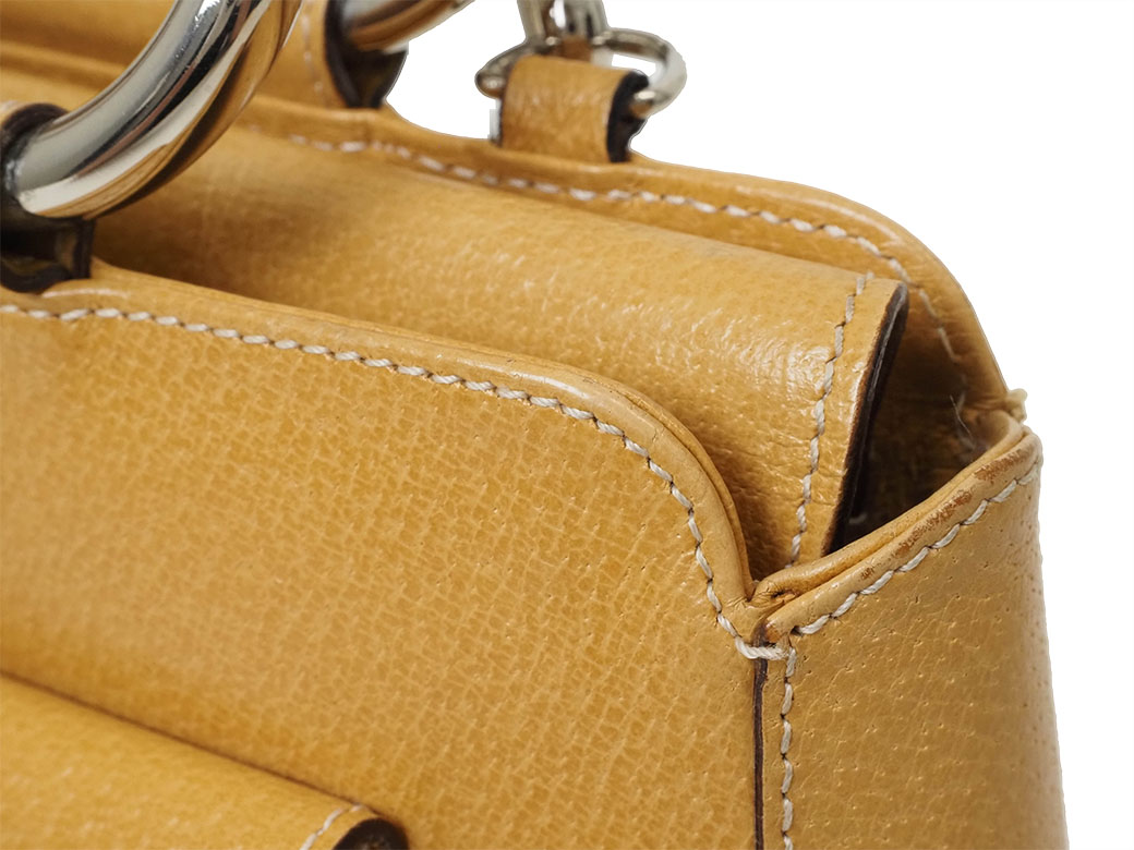 GUCCI グッチ オールドグッチ 金色 ハンドバッグ 金糸 ゴールド グッチ オールドグッチ 2WAY ハンド バッグ キャメル