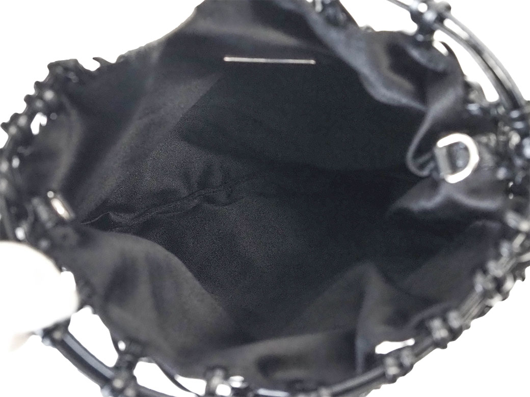 PRADA バッグ プラダ メッシュ サテン 2WAY チェーンショルダー バッグ