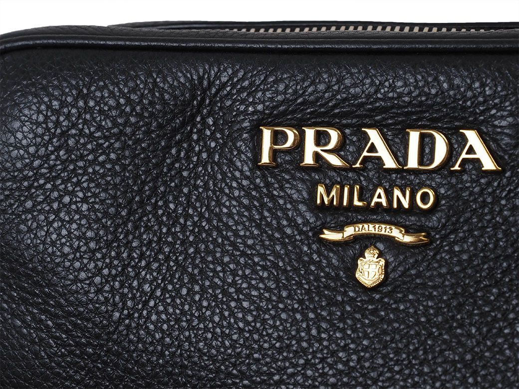 PRADA★セール！レザーショルダーバック 1BH103 PRADA プラダ バッグ ショルダーバッグ 斜めがけ アウトレット