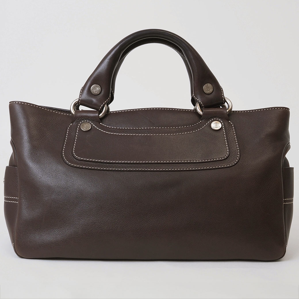 セリーヌ ブギーバッグ ハンドバッグ ブラウン レディース レザー トートバッグ 大きめ CELINE 中古 : a1002395 : UPRISE  Yahoo!ショップ - 通販 - Yahoo!ショッピング