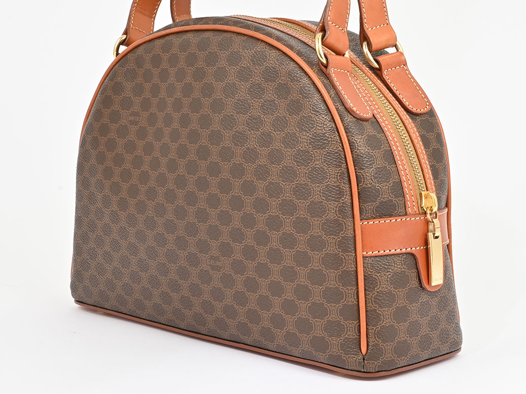 CELINE（セリーヌ） バッグ 中古 マカダム ハンドバッグ ブラウン