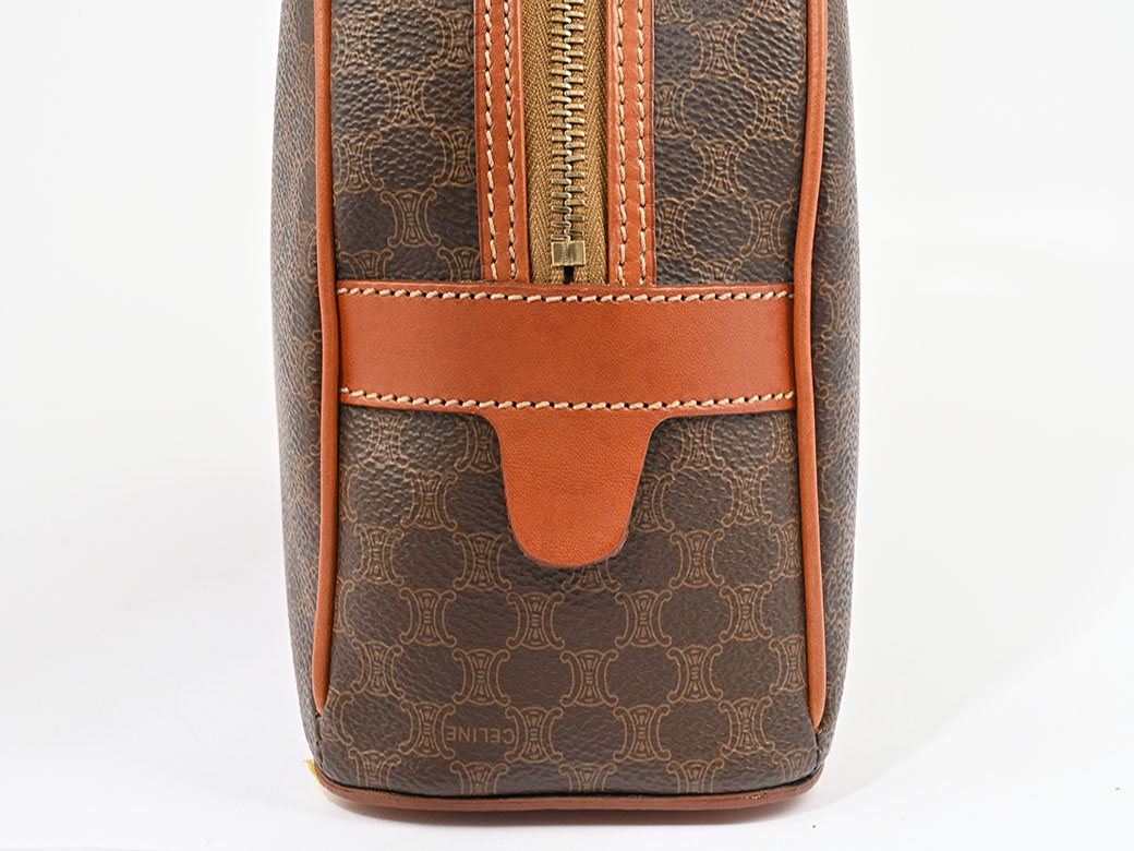 CELINE（セリーヌ） バッグ 中古 マカダム ハンドバッグ ブラウン