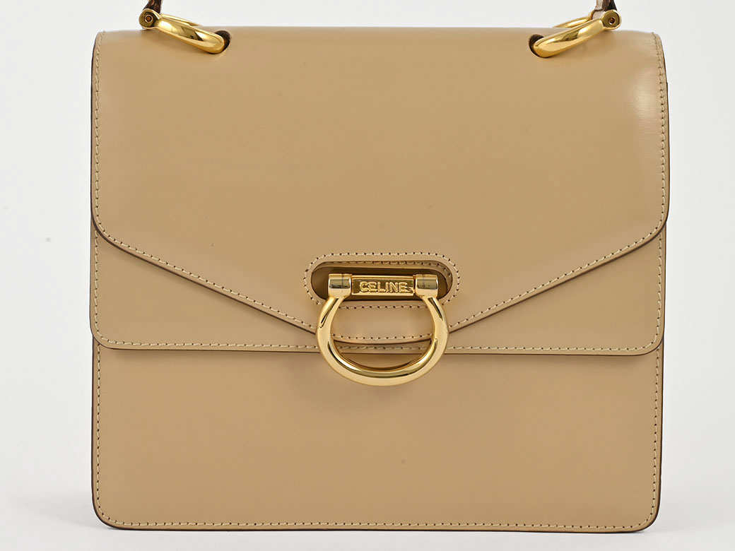CELINE（セリーヌ） バッグ 中古 オールドセリーヌ Wフラップ ロゴ