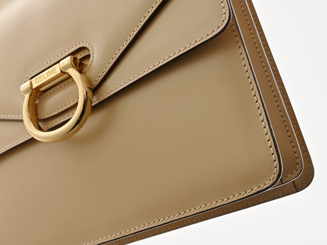 CELINE（セリーヌ） バッグ 中古 オールドセリーヌ Wフラップ ロゴ