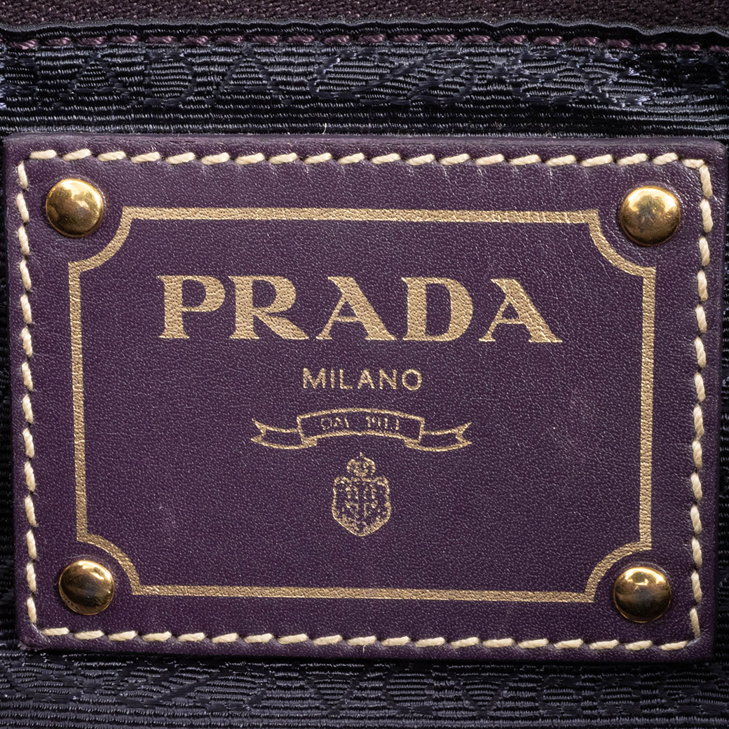 PRADA（プラダ） ナイロン 中古 トートバッグ パープル BN1756 小さめ