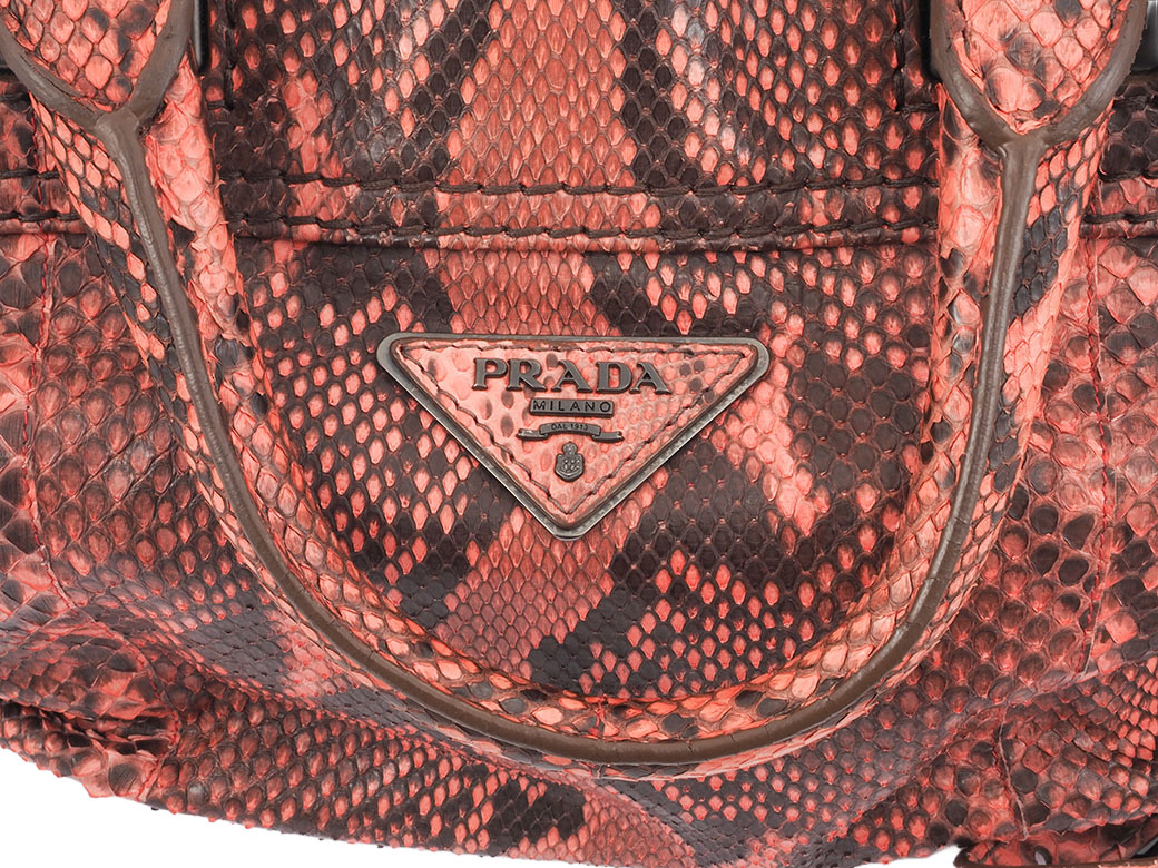 PRADA（プラダ） バッグ 中古 2way ショルダーバッグ パイソン ヘビ