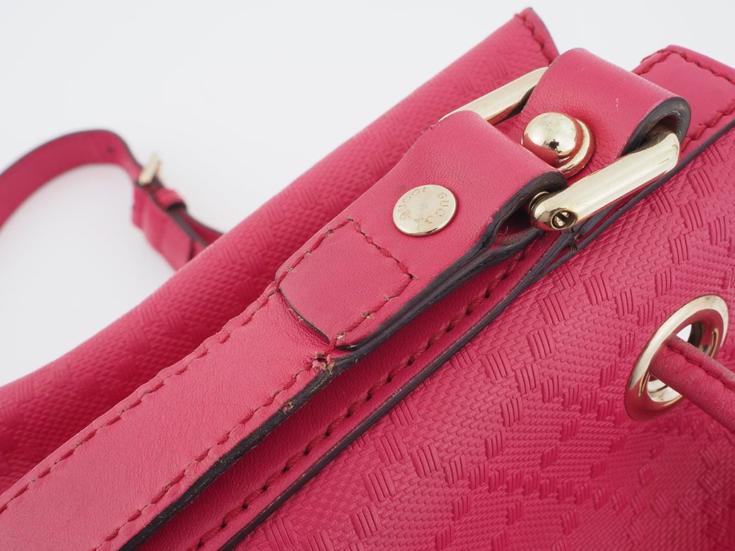 GUCCI ピンク ブライトディアマンテ ショルダーバッグ グッチ ディアマンテショルダーバッグ ブライトディアマンテ