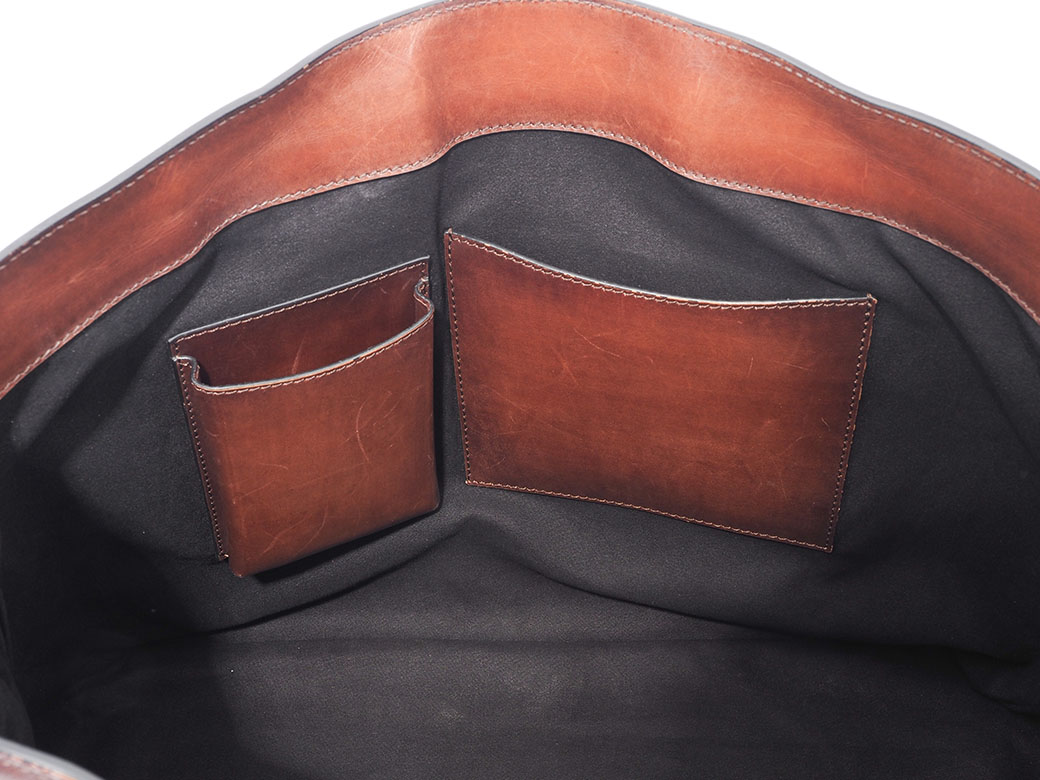 Berluti（ベルルッティ） トゥジュール レザー トートバッグ ブラウン