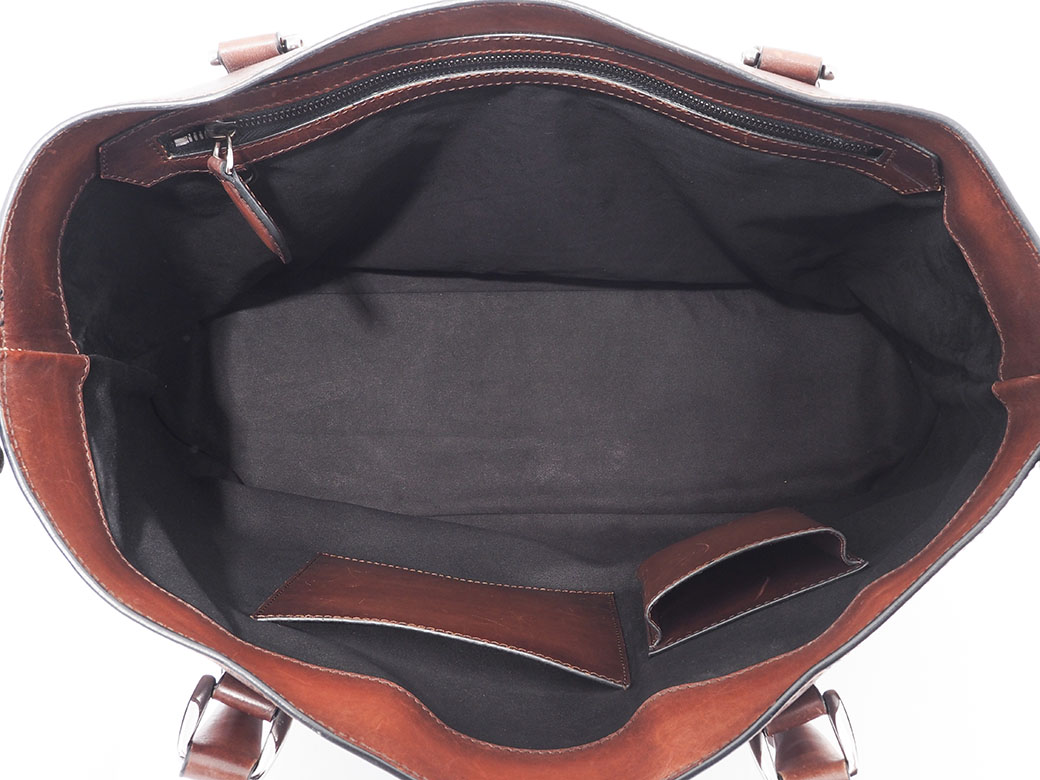 Berluti（ベルルッティ） トゥジュール レザー トートバッグ ブラウン