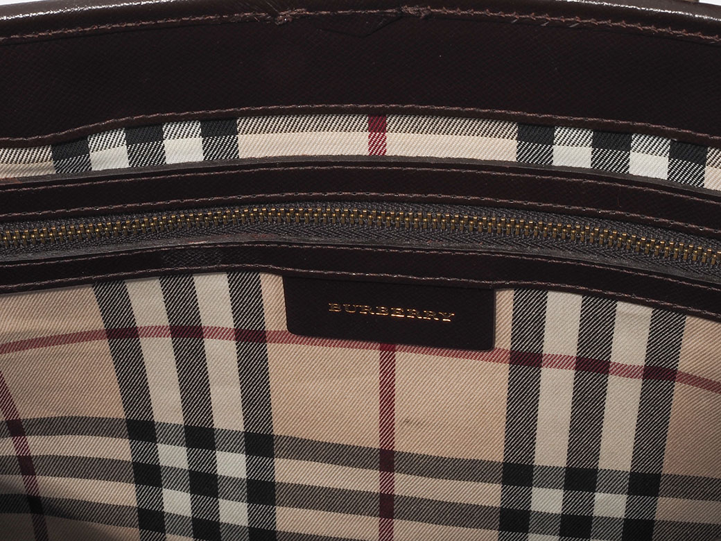 BURBERRY（バーバリー） ハンドバッグ ブラウン レディース レザー
