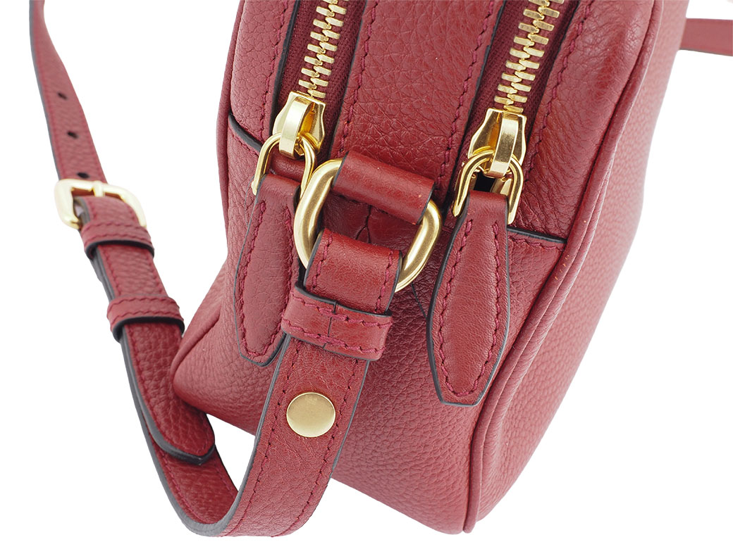 PRADA プラダ カメラバッグ ショルダーバッグ クロスボディ ボルドー