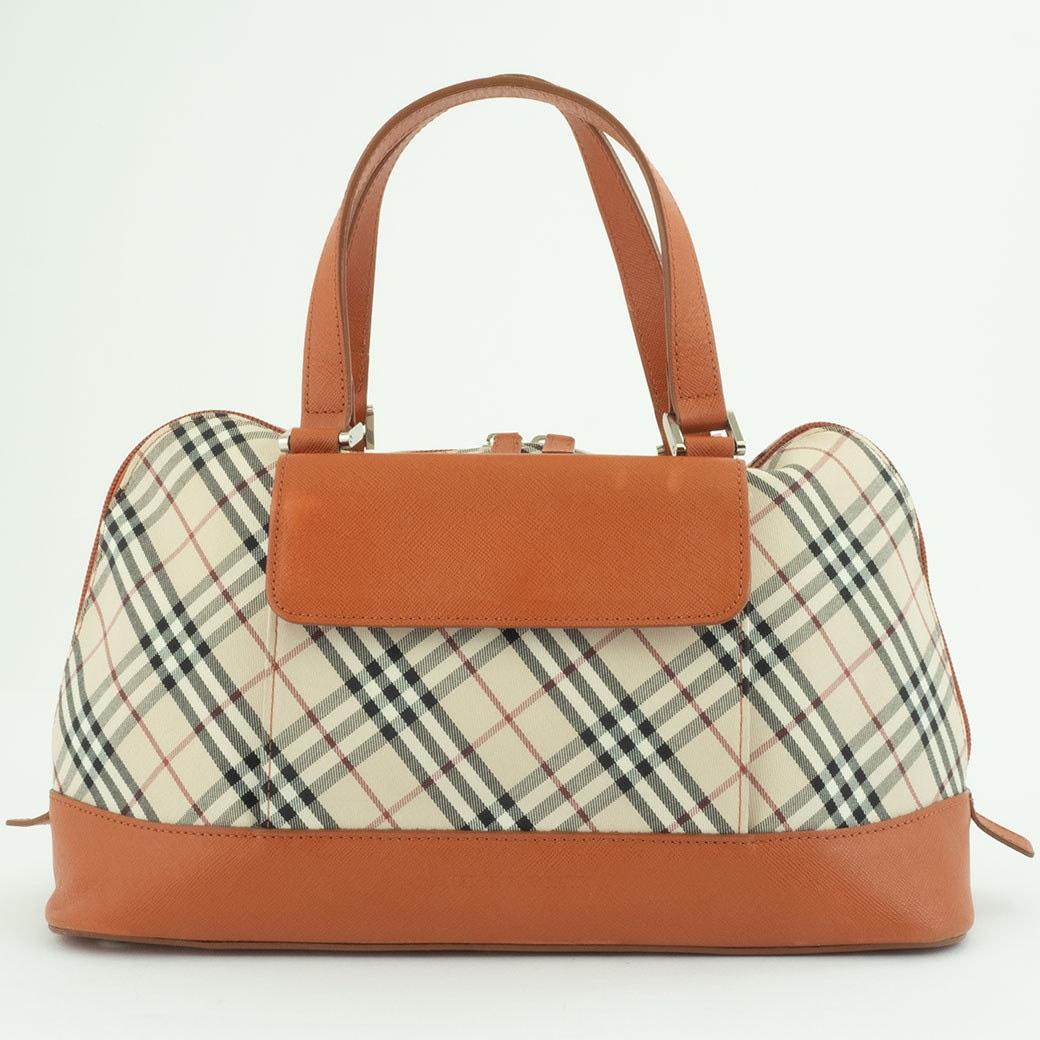 BURBERRY（バーバリー） ノバチェック キャンバス ハンドバッグ