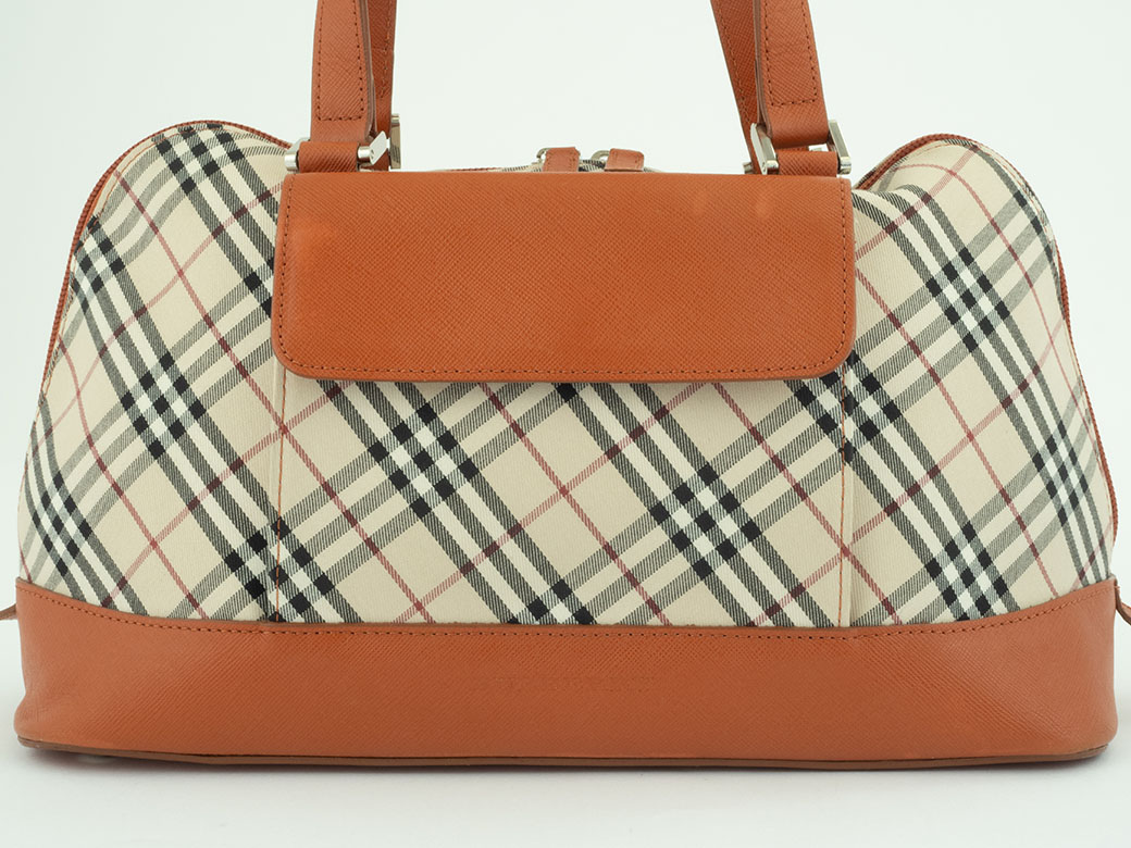 BURBERRY（バーバリー） ノバチェック キャンバス ハンドバッグ