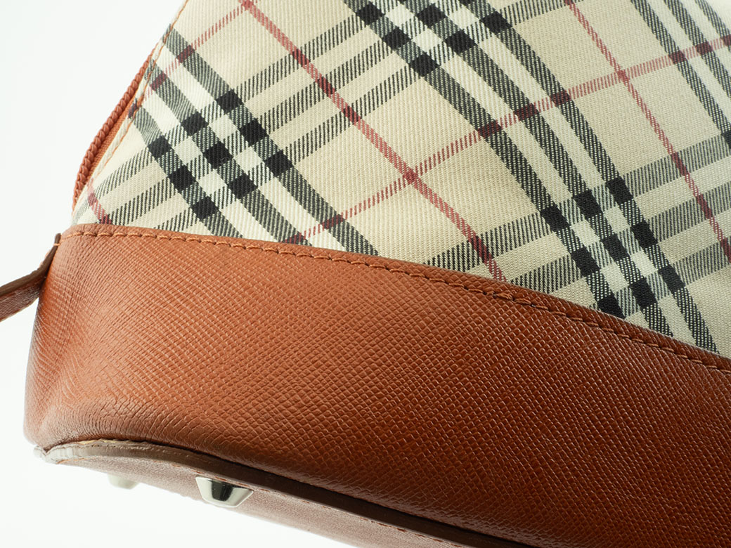 BURBERRY（バーバリー） ノバチェック キャンバス ハンドバッグ
