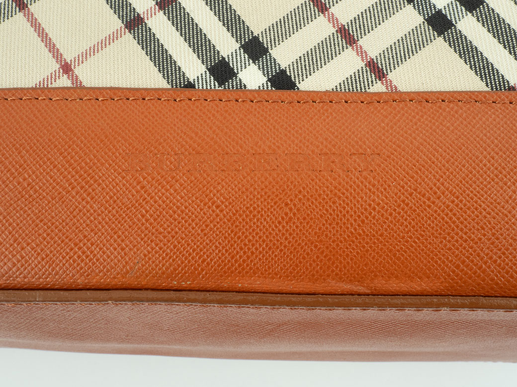 BURBERRY（バーバリー） ノバチェック キャンバス ハンドバッグ