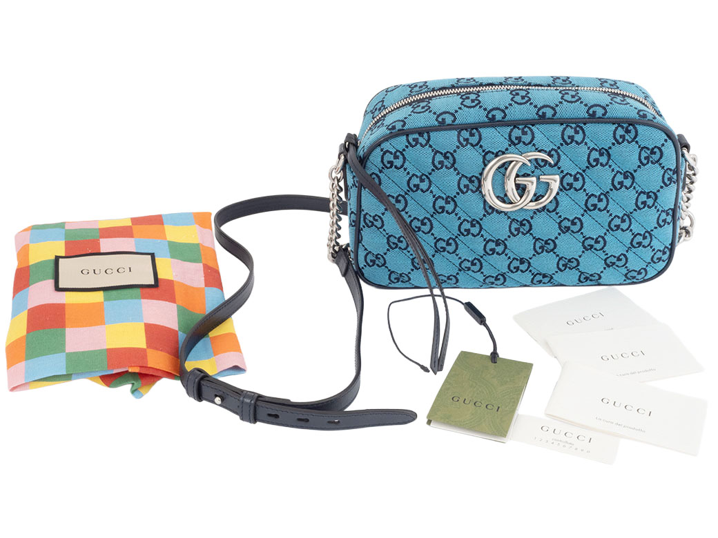 GUCCI レディースショルダーバッグ（色：ブルー系）｜バッグ