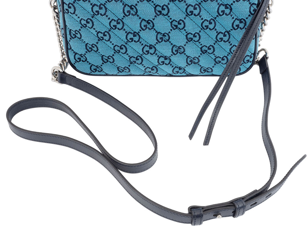 GUCCI レディースショルダーバッグ（色：ブルー系）｜バッグ
