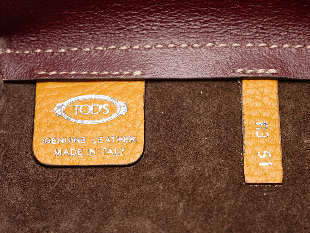 トッズ ダブルアップ レザー ショッピングバッグ ミニ トートバッグ