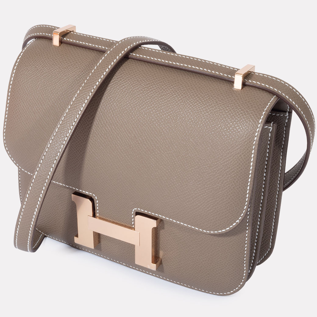 【HERMES】コンスタンス スリム エトゥープ/ゴールド金具 3WAY 名古屋】【HERMES】エルメス コンスタンススリム エトゥープ