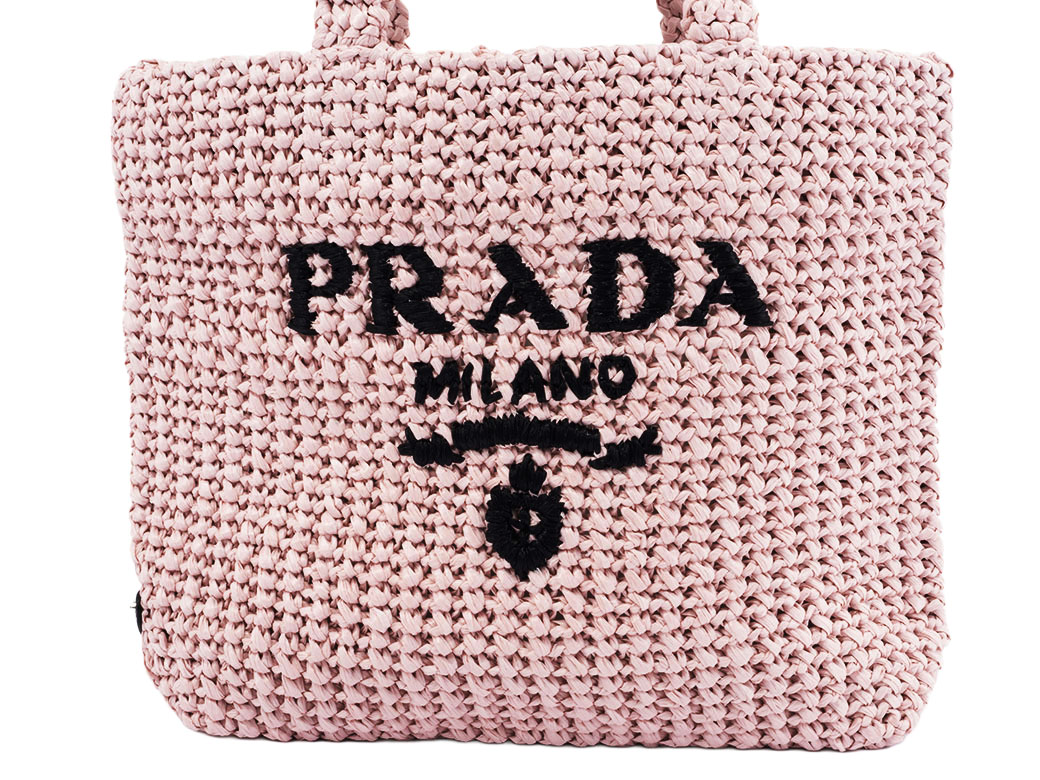 PRADA プラダ かごバッグ ベージュx黒ピンク等 - 4500525J0129 楽天市場】プラダ かごバッグ（バッグ・小物・ブランド雑貨）の通販