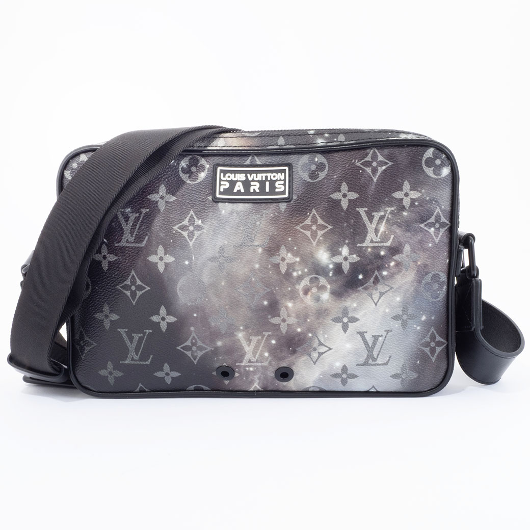 中古 ルイ ヴィトン LOUIS VUITTON M44165 CA4168 メンズ ショルダーバッグ モノグラムギャラクシー ブラック モノグラムキャンバス アルファ・メッセンジャー ルイ ヴィトン バッグ メンズ モノグラム