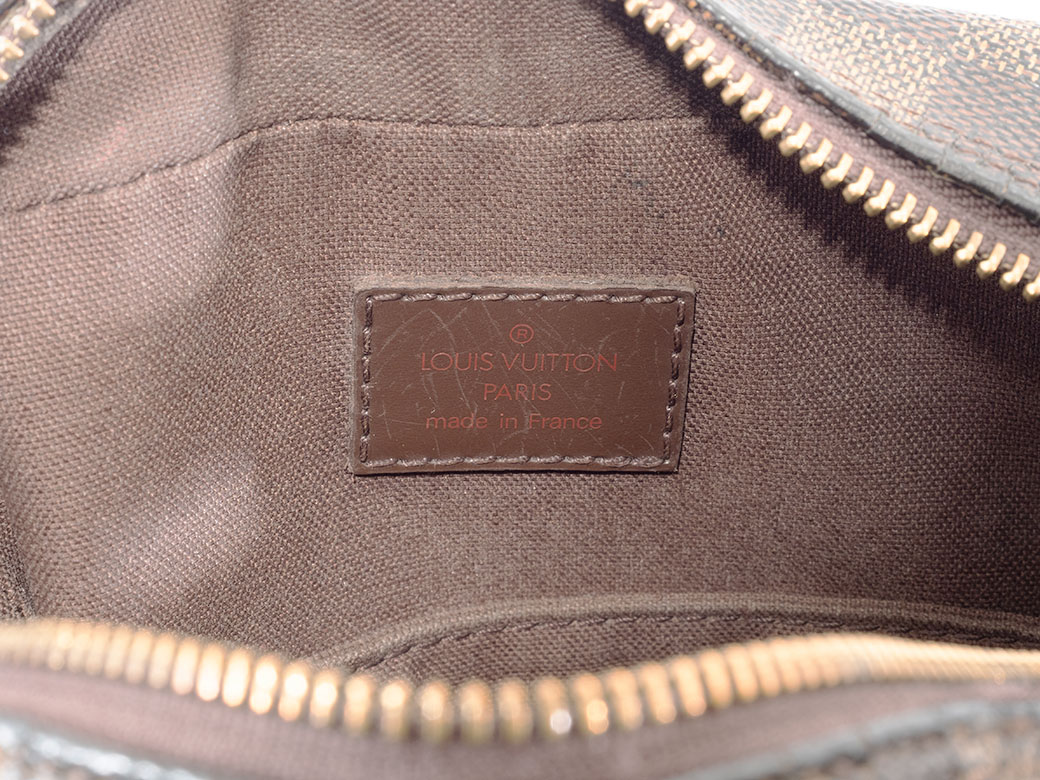 中古 ルイ ヴィトン LOUIS VUITTON N41442 MI0131 ユニセックス ショルダーバッグ ダミエ エベヌ ダミエキャンバス オラフ ルイ ヴィトン バッグ 中古 ダミエ エベヌ オラフPM ショルダー