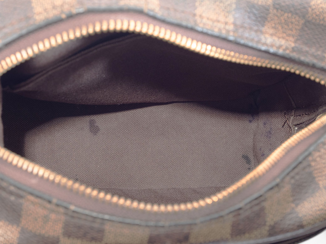 中古 ルイ ヴィトン LOUIS VUITTON N41442 MI0131 ユニセックス ショルダーバッグ ダミエ エベヌ ダミエキャンバス オラフ ルイ ヴィトン バッグ 中古 ダミエ エベヌ オラフPM ショルダー