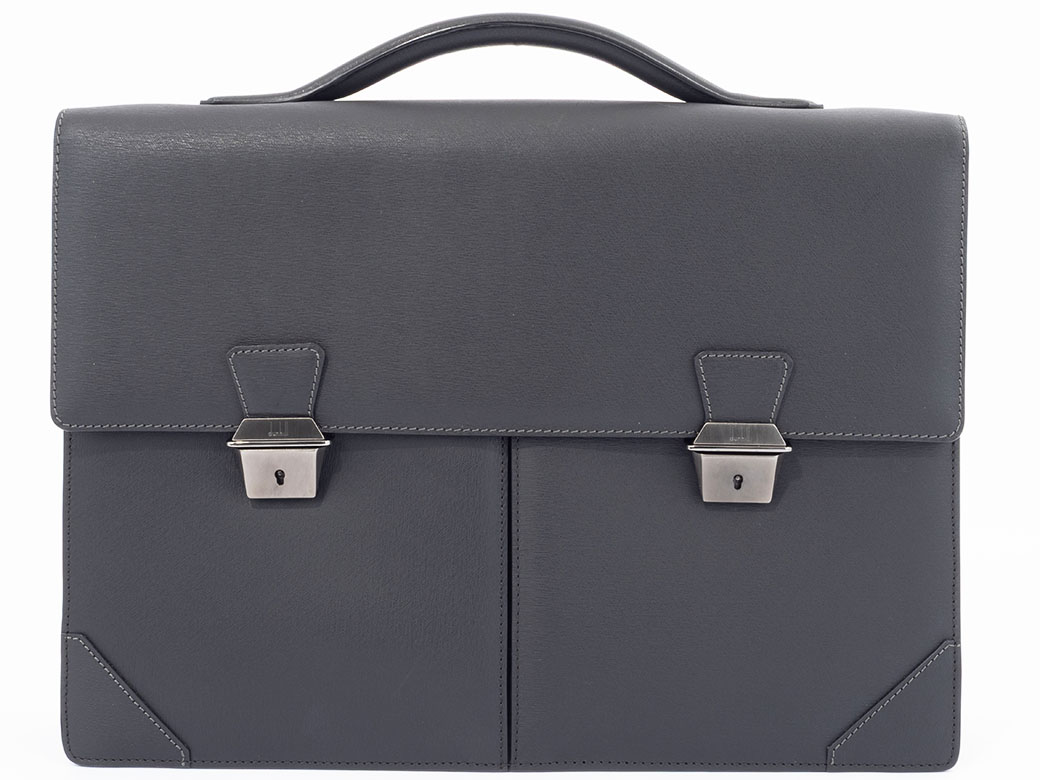 袋付き✨️dunhill ビジネスバッグ 2way シルバー金具 A4可 バッグ